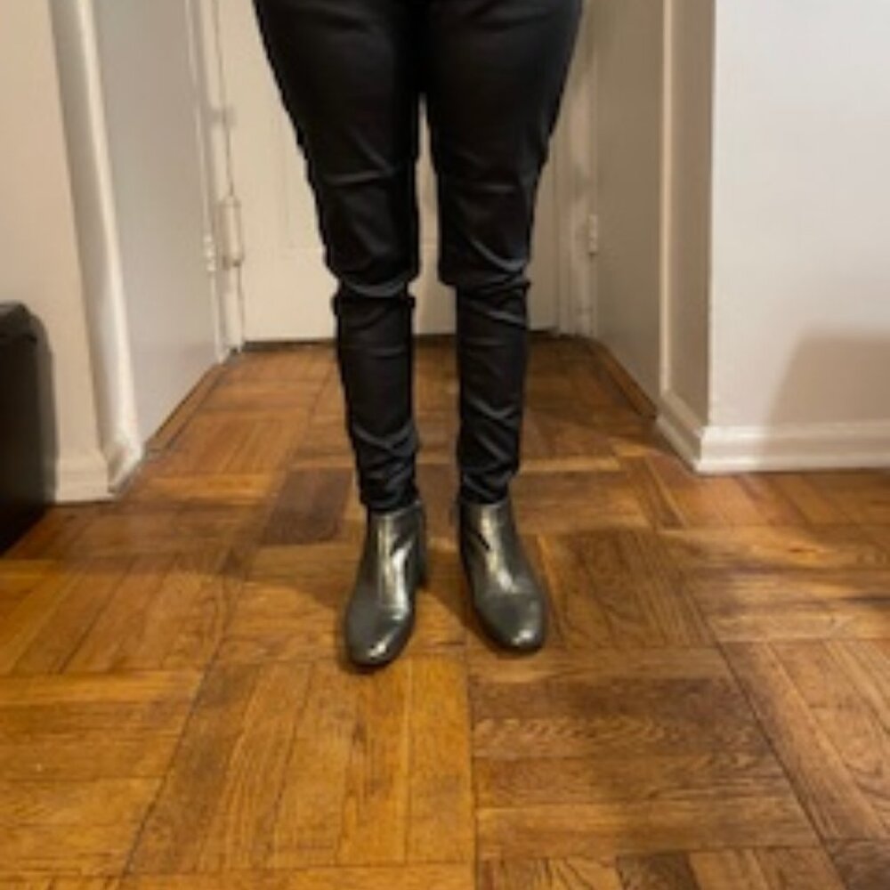 Grey Stretch Pants - Picture 5 of 7